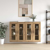 vidaXL Mobilier cu Montaj pe Perete 2 pcs stejar artizanal 3394537