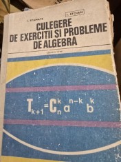 CULEGERE DE EXERCITII SI PROBLEME DE ALGEBRA - I. STAMATE, I. STOIAN