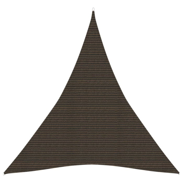 Gossi panza parasolar, maro, 4x5x5 m, hdpe, 160 g/m2
