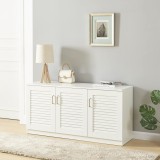 Dulap pantofi Loten 62x125x36cm alb [en.casa] HausGarden Leisure, [en.casa]