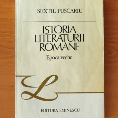 Sextil Pușcariu - Istoria literaturii romăne. Epoca veche