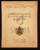 V. V. PROTOPESCU &amp; GR. A. BASARABEANU, CORRESPONDANCE ECONOMIQUE ROUMAINE, ANUL XXII, NUMARUL 4, BUCAREST, 1940