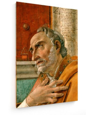 Tablou pe panza (canvas) - Sandro Botticelli - St. Augustine - Detail foto