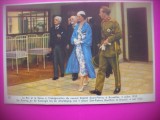 HOPCT 6356 CU REGELE LA INAUGURAREA SPITALULUI SF PETRU BRUXELLES -1935-REGINA ASTRID-FAMILIA REGALA BELGIA-CROMO LITHO-CIOCOLATA COTE D&#039;OR