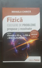 FIZICĂ. Culegere de probleme propuse și rezolvate, XI-XII - Mihaela Chiriță