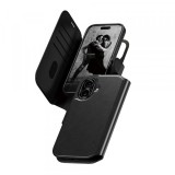 Husa MagSafe pentru Apple iPhone 17, PanzerGlass, Care Feature Tango Two-in-One, Neagra