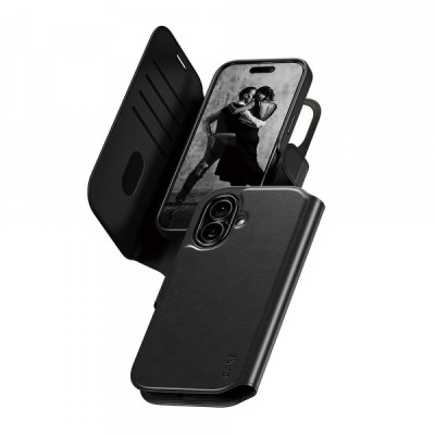 Husa MagSafe pentru Apple iPhone 17, PanzerGlass, Care Feature Tango Two-in-One, Neagra foto