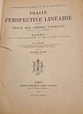 Traite de perspective lineaire J. J. Pillet foto