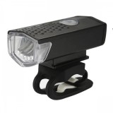 Far cu led proiector pentru bicicleta\trotineta, flippy, reincarcabil, cablu usb inclus, 3 moduri de lumina, ipx4, negru, 6.5x2.9x2.3 cm