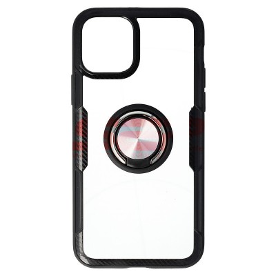 Toc TPU+PC Carbon Ring Case Apple iPhone 11 Pro Black foto