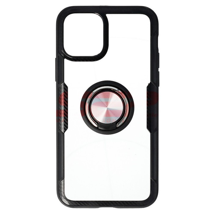 Toc TPU+PC Carbon Ring Case Apple iPhone 11 Pro Black