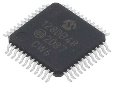 Microcontroler AVR TQFP48 1,8-5,5VDC AVR128 AVR-DA foto