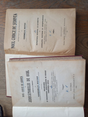 Corneliu Botez - Noul codice de sedinta, II + lll -Adnotat si comentat,1922-1925 foto