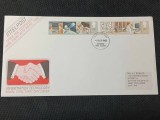 Anglia 1982 - Tehnologia de informatie, serie pe FDC