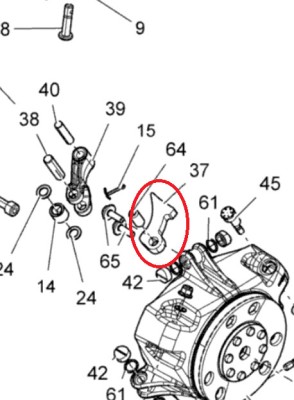 Contragreutate 441 variator Ski-Doo Summit X 800RETEC XM-163, 2015 Cod Produs: MX_NEW 417223098SK foto