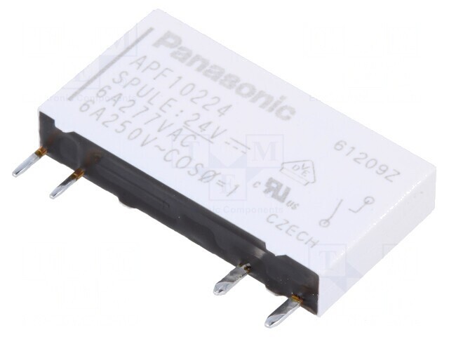 Releu Electromagnetic 24VDC 6A SPST-NO