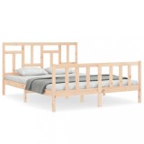 Cumpara ieftin Cadru de pat fara saltea, 160x200 cm, lemn masiv pin