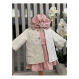 Cumpara ieftin Rochita si Palton Pentru Botez - DPH52