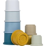 Little Dutch Stacking Cups cupe de stivuire Blue 8 buc