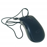 Mouse gaming USB-C, Esperanza Hesperis 94546, cablu 1.25m, 7D, RGB, 800-2400 DPI, negru