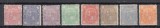 ROMANIA 1890/1891 LP 47 REGELE CAROL I CIFRA IN PATRU COLTURI FARA FILIGRAN GUMA ORIGINALA SERIE SARNIERA
