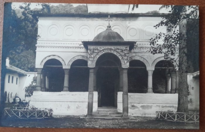 Carte postala, Biserica Manastirei Hurezu-Valcea, 1933