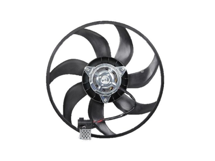GMV ventilator radiator Opel Corsa C, 2000-2006, motor 1.0, 1.2, 1.4; 1.8 benzina, 1.3 CDTI, 1.7 DI/CDTI, diesel, 220 W; 390 mm; 3 pini, cu pre-rezis