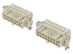 Conector HDC cu 32 Inserturi de Contact Mamă 16A