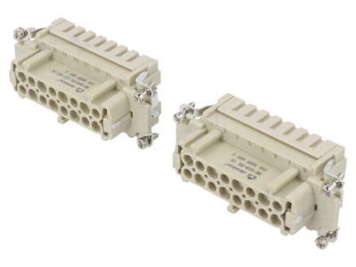 Conector HDC cu 32 Inserturi de Contact Mamă 16A foto