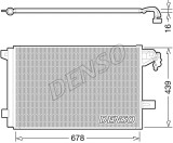 Condensator climatizare AC Denso, VOLKSWAGEN TRANSPORTER T5, 09.2009-08.2015 motor 2.0/2.0 TSI benzina; 2.0 TDI; 2.0 BiTDI, aluminiu/ aluminiu brazat