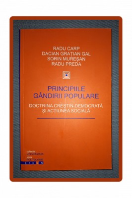 RADU CARP&amp;nbsp;-&amp;nbsp;PRINCIPIILE GANDIRII POPULARE (EDITIE BILINGVA) foto