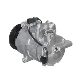 Compresor aer conditionat VW Transporter T5, 09.2009-08.2015, motorizare 2.0 TDI, 62kw, diesel, rola curea 100 mm, 6 caneluri, de tip Denso: 6SEU14