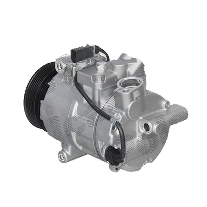 Compresor aer conditionat VW Transporter T5, 09.2009-08.2015, motorizare 2.0 TDI, 62kw, diesel, rola curea 100 mm, 6 caneluri, de tip Denso: 6SEU14