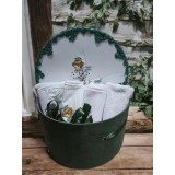 Trusou Botez cu 8 Piese in cutie de catifa brodata - Ingeras - TB810