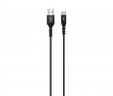 Cablu de date si incarcare USB Type C 3A 1m Well negru