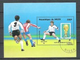 Niger 1986 Sport, perf. sheet, used P.006, Stampilat