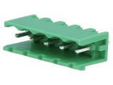 Regletă de conexiuni deconectabilă 5mm 5 piste drept soclu
