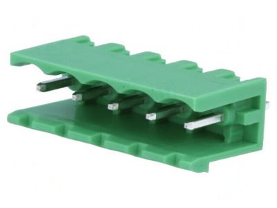 Regletă de conexiuni deconectabilă 5mm 5 piste drept soclu foto