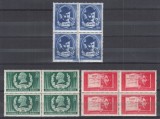 ROMANIA 1952 LP 321 IOAN LUCA CARAGIALE SERIA IN BLOC DE 4 TIMBRE STARE MNH