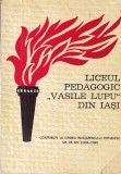 Liceul Pedagogic Vasile Lupu din Iasi. Contributii la istoria invatamantului
