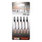 Panza, lama, fierastrau pendular, pentru lemn, HCS, prindere tip T, taiere curbata, 18 TPI, set 5 buc, 76 mm, Richmann GartenVIP DiyLine
