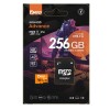 Dato - Memory Card Advance with Adapter (DTTF256GU3A2V30A) - MicroSDXC, 256GB, U3, A2, V30, Read 95MB/s - Black