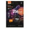 Dato - Memory Card Advance with Adapter (DTTF256GU3A2V30A) - MicroSDXC, 256GB, U3, A2, V30, Read 95MB/s - Black