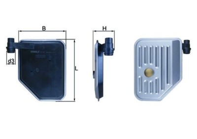 MAHLE HX 156 Filtru hidraulic, cutie de viteze automata foto
