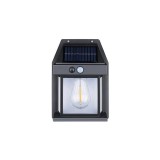 Lampa LED solara, senzor miscare, autonomie 8 ore, 3000K, 12 x 5.8 x 17 cm, IP44, masterLED