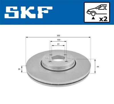 SKF VKBD 80173 V2 Disc frana foto