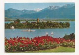 SG10- Carte Postala-Germania, Chiemsee mit Fraueninsel , Circulata 1976