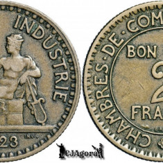 1923, 2 Francs - A Treia Republică Franceză - Franta