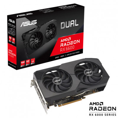 Vga asus dual radeon rx6600 8gb foto