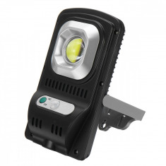 Mini Proiector cu 1 LED COB cu panou solar senzor de miscare si lumina JX116 foto